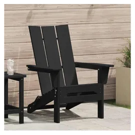 vidaXL Klappbarer Adirondack-Stuhl 80,5 x 74,5 x 90 cm schwarz