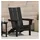 vidaXL Klappbarer Adirondack-Stuhl 80,5 x 74,5 x 90 cm schwarz