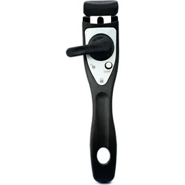 HERZBERG HG-5000: 10-Teiliges Kochgeschirrset mit Marmorbeschichtung schwarz - Schwarz
