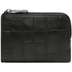Geldbörse LIEBESKIND BERLIN "Lena SLG MONOGRAM SHEEP NATURAL", schwarz, Leder, Kleinlederwaren