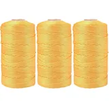 3 Rollen Garnspule Makramee Seil, Asudaro Natürliches Baumwoll Seil Makramee Baumwoll Garn Makramee Schnur 1.5 Mm Garn Für DIY Kunsthandwerk Spitzentaschen,Hüte,Haustierspielzeug,Schuhe Typ 5