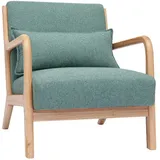 miliboo DERRY Polyester graugrün