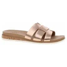 SKECHERS Desert KISS Low Peak Look Damen Schiebe-Sandalen, Gold, 41 EU