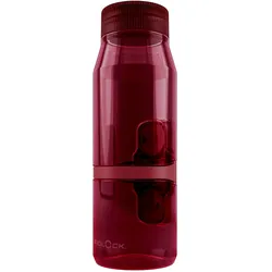 Fidlock Twist Single Bottle 700 Life Trinkflasche inkl. Connector, 0,7 - transparent red