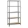 Proregal Schwerlastregal Big Muli HxBxT 200 x 120 x 50 cm 5 Fachböden Fachlast 200 kg Grau