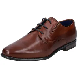 Bugatti Herren Businessschuhe, Männer Business Schnürer,Anzugschuhe,Derby schnürung,Office,büro,Freizeit,Schnuerschuhe,Cognac (6300),45 EU / 10 UK