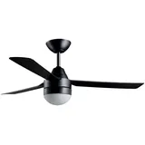 Bayside Megara 122 cm Deckenventilator mit Licht  schwarz