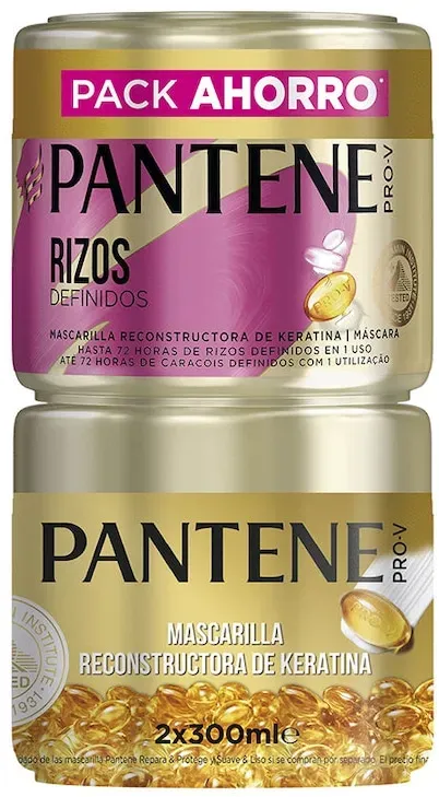 Pantene Definierte Lockenmaske, Lot 2 X Haarkur & -maske 300 ml Damen