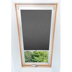 KS Handel 24 Dachfensterrollo Thermo verdunkelnd passend für Velux 035 (Baujahr 1972-2022) Dunkelgrau