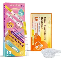 Accufast Semiquantitativer Ovulationstest mit Farbskala zur Bestimmung der fruchtbaren Tage, 10er-Pack