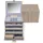 Windrose Schmuckkoffer XL mit Reiseetui corbello/taupe