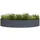vidaXL Pflanzenring Anthrazit 120 x 120 x 20 cm