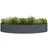 vidaXL Pflanzenring Anthrazit 120 x 120 x 20 cm