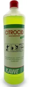 KAWE Citrocid Sanitärreiniger, kraftvoller Sanitärreiniger mit Zitronensäure, 1000 ml - Flasche