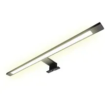 Kalb Material Für Möbel kalb LED Badleuchte 600 mm warmweiß Schwarz
