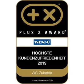 Wenko WC-Garnitur Mod. Badi Schwarz Keramik