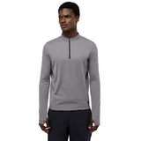 Jack Wolfskin Bike Commute Halbreißverschluss-sweatshirt - Dark Taupe - S