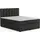dein schlaf 24 Boxspringbett ROCK 160x200 Velour Anthrazit H4 - Dunkelgrau