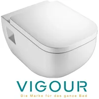 Vigour - derby Wand wc spülrandlos mit sichtbarer Befestigung,
