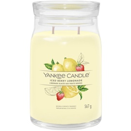 Yankee Candle Iced Berry Lemonade Wachskerze Zylinder Gelb 1 Stück(e)