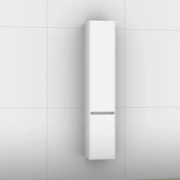 Artiqua 116 Hochschrank, Weiß Hochglanz Select, 116-HTT-1-30-L-7160-125 116-HTT-1-30-L-7160-125