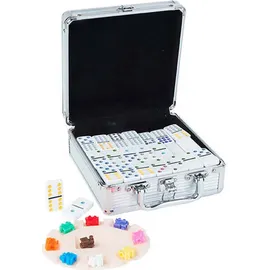 Longfield Mexican Train Double 12 Aluminiumkoffer