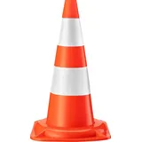 Wiltec Verkehrskegel 50 cm Rot