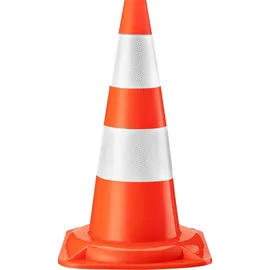 Wiltec Verkehrskegel 50 cm Rot