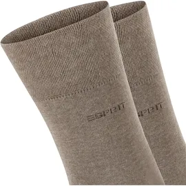 Esprit Basic Easy Socken 2er Pack Braun 47-50