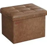 Klappbarer Sitzbank mit Stauraum 41 cm kaffeebraun