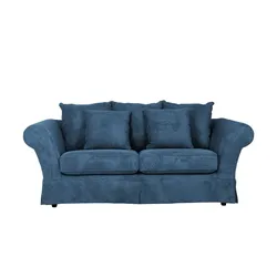 Einzelsofa  Olivia ¦ blau ¦ Maße (cm): B: 215 H: 100 T: 98