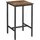 VASAGLE Bartisch 60 x 60 x 106 cm vintagebraun-schwarz