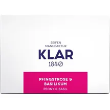 Klar Seifen Pflegeseife Pfingstrose & Basilikum 135 g