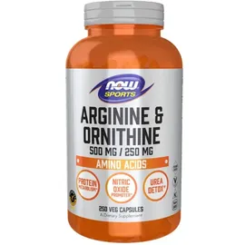 NOW Foods Arginin & Ornithin Kapseln 500/250 mg 250 St.