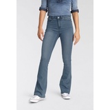 Arizona Bootcut-Jeans »Ultra Stretch«, Gr. 20 K - L Gr, blau (blue, used) Damen Jeans Bootcut