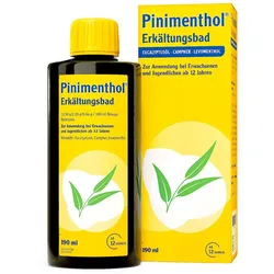 Pinimenthol Erkältungsbad ab 12 Jahre