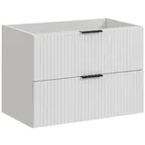 petits-meubles Waschtischunterschrank 80,4 x 57 x 46 cm Weiß