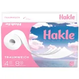 Hakle Toilettenpapier Traumweich 4-lagig, 8 Rollen