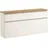 VOSS MÖBEL Salea 120 x 61 x 31 cm weiß / silber lackiert mit 1 Schublade