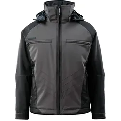 Softshelljacke "DARMSTADT" Unique - M - dunkelanthrazit/schwarz