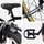 vidaXL Kinderfahrrad 18 Zoll schwarz