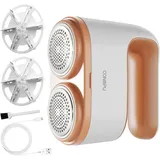 CONOPU Rasoir Anti Bouloche, Rechargeable par USB-C, Puissant à 12 Lames Double extrémité, Double Lame Extérieure, Convient à Tous Les Vêtements, Livré Avec 2 Lames de Rechange, Brosse de Nettoyage