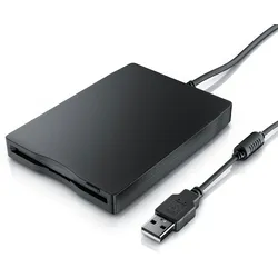CSL Diskettenlaufwerk Externes USB Diskettenlaufwerk FDD 1,44MB (3,5) geeignet für PC & MAC