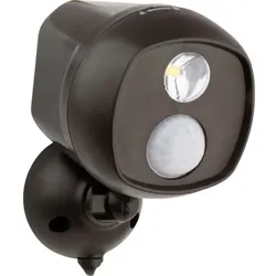 REV LED Spotstrahler mit Bewegungsmelder schwarz
