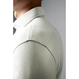 Desoto Langarmhemd "Jerseyhemd Essential Hai langarm", Herren, Gr. 44, N-Gr, weiß (sanftes weiß), Jersey, Obermaterial: 100% Baumwolle, körpernah, 1-Knopf-Manschette, Hemden, Flexibler Stretch