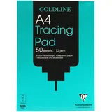 Clairefontaine GPT3A4Z - Packung mit 50 Bögen Goldline Transparentpapier, geleimt, DIN A4, 112g, 1 Pack, Transparent