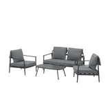 Möbel Kraft Tokio Lounge-Set grau