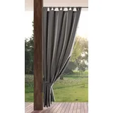 Eurofirany Outdoor Vorhang für Pavillon 1 Stück 1,55 x 2,20 m Dunkelgrau