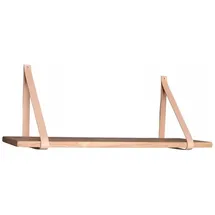 House Nordic Wandregal 20 x 120 x 2 cm Braun