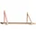 House Nordic Wandregal 20 x 120 x 2 cm Braun